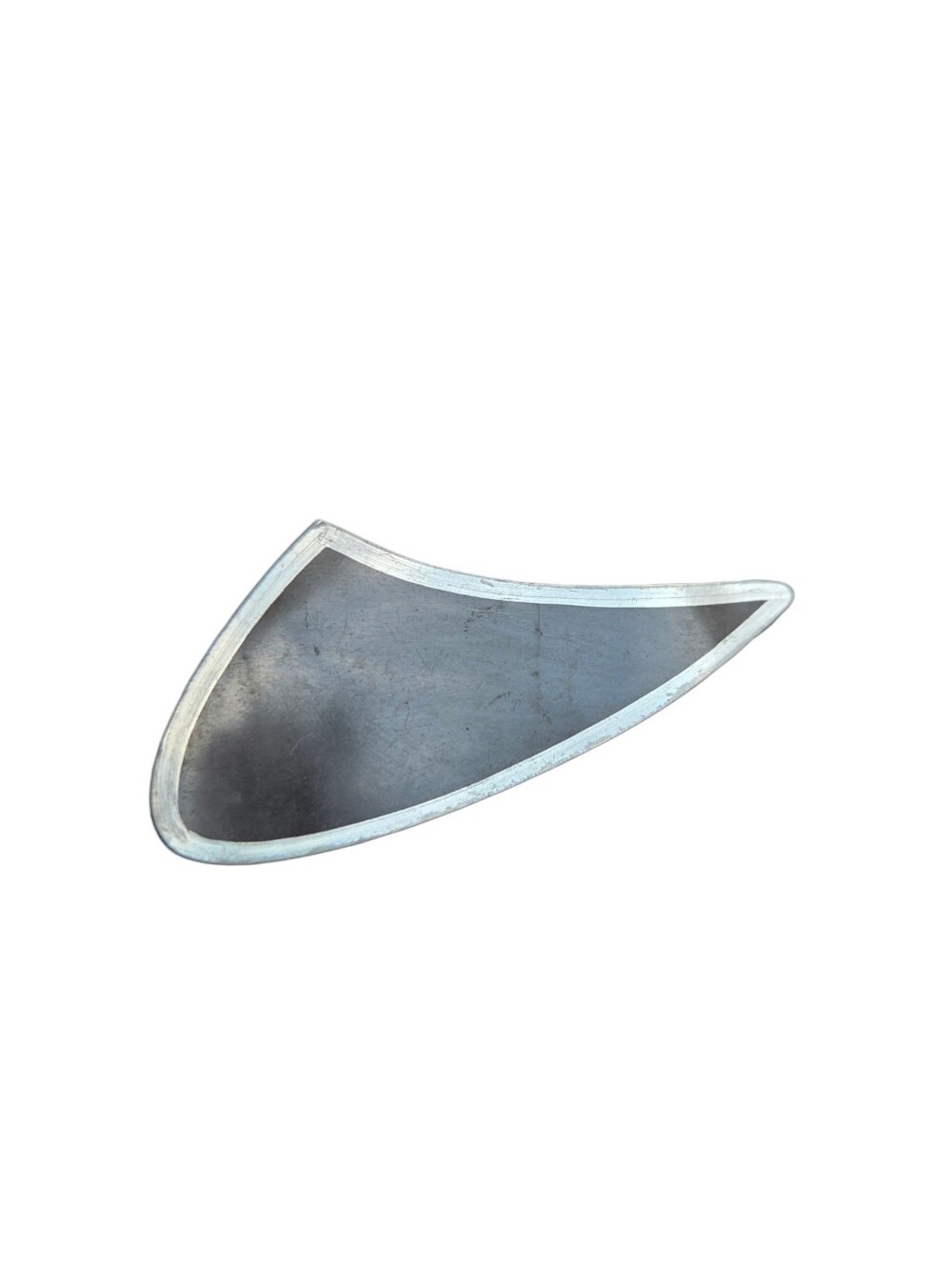 Vintage MCM Scandinavian Pewter Boomerang Brooch Model 858 Artist Jorgen Jensen